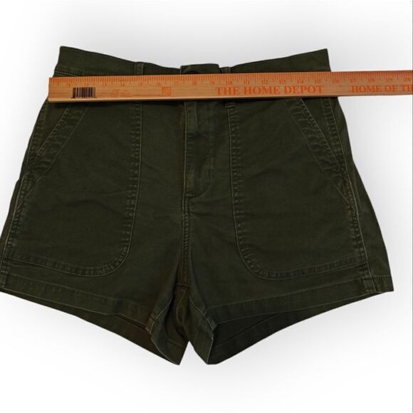 Madewell Deep Green cotton elastane shorts size 29 - Picture 4 of 7